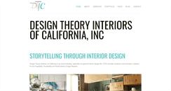 Desktop Screenshot of designtheoryinteriors.com